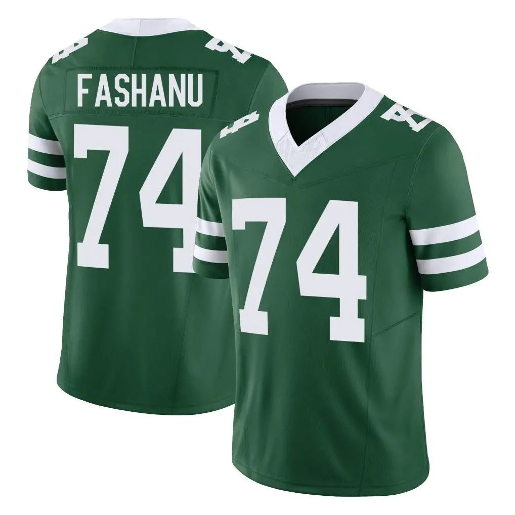 Vanessashop NY.Jets #74 Olu Fashanu Player Green Legacy Limited Vapor F.U.S.E. Home Game Stitched Jerseys