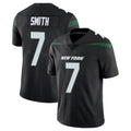 Vanessashop NY.Jets #7 Geno Smith Player Stealth Black Limited Vapor Home Game Stitched Jerseys