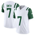 Vanessashop NY.Jets #7 Geno Smith Player White Limited Classic Vapor F.U.S.E. Home Game Stitched Jerseys