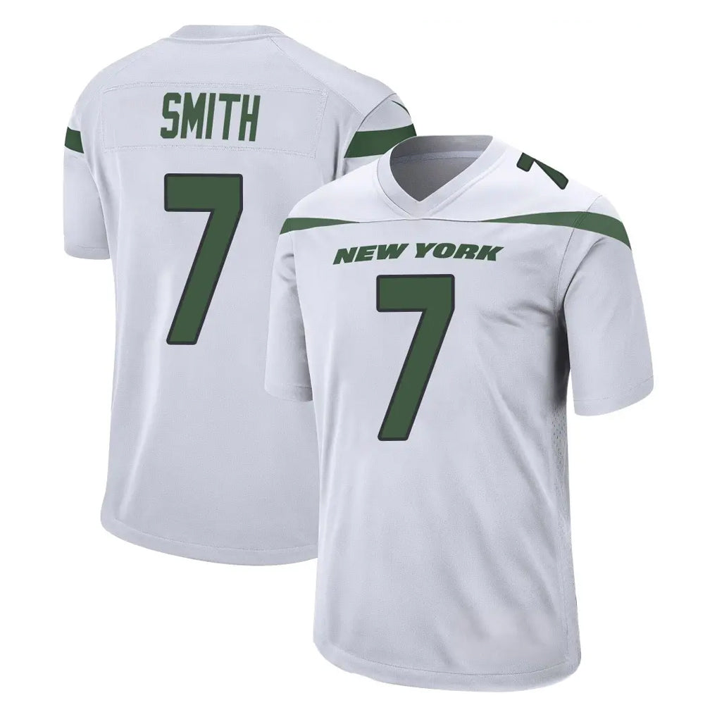 Vanessashop NY.Jets #7 Geno Smith Player White Spotlight Home Game Stitched Jerseys