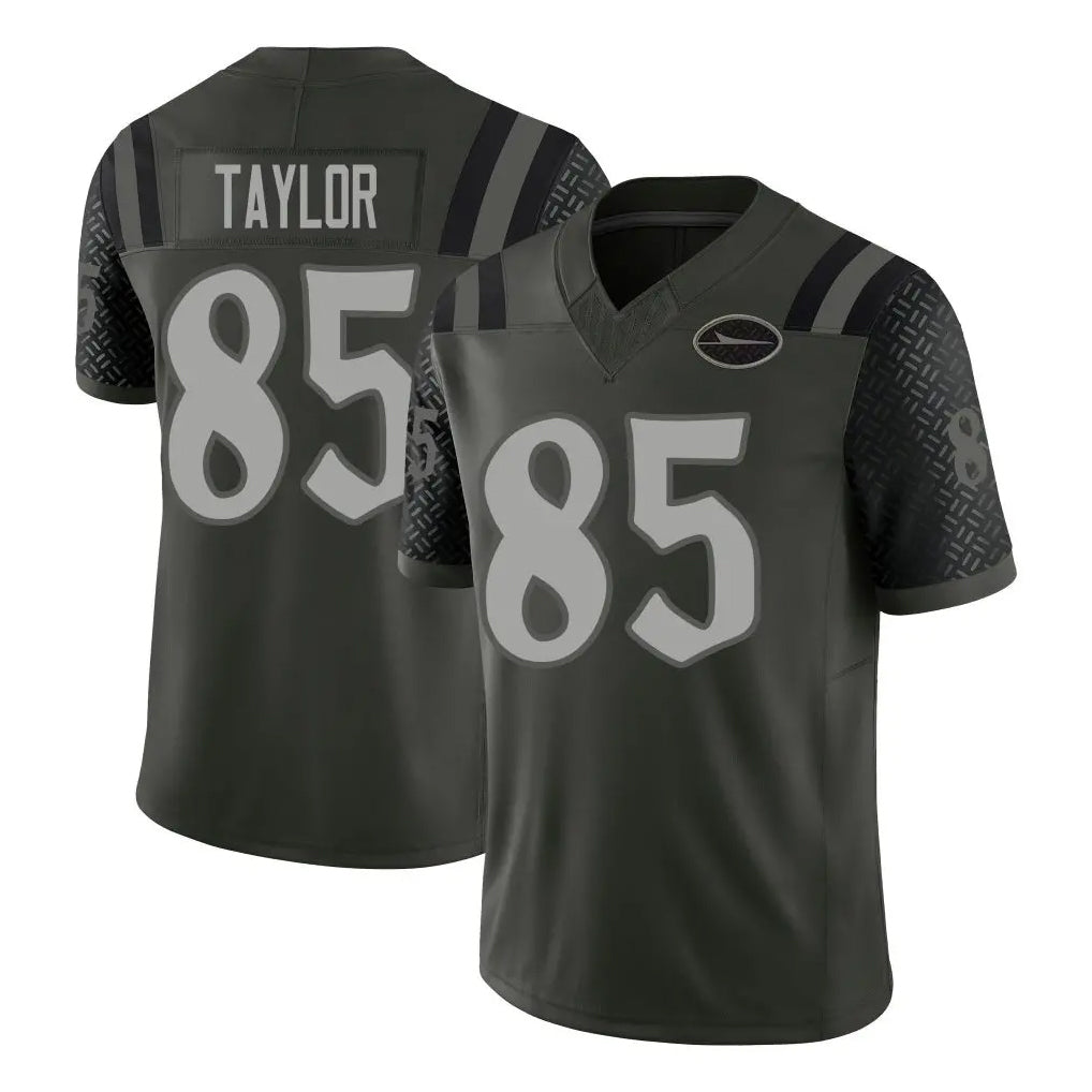 Vanessashop NY.Jets #85 Mason Taylor Player Green Limited 2025 Rivalries Collection Home Game Stitched Jerseys