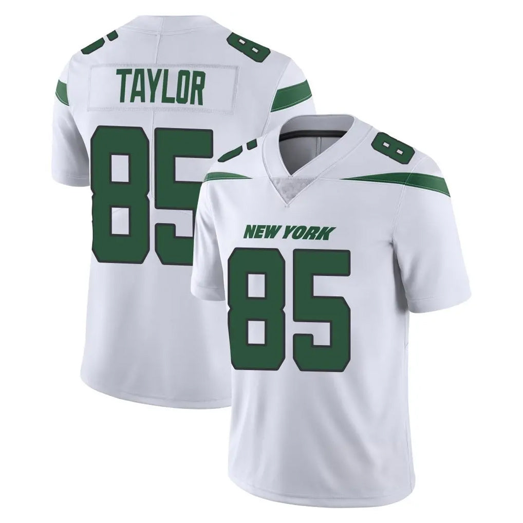 Vanessashop NY.Jets #85 Mason Taylor Player White Spotlight Limited Vapor Home Game Stitched Jerseys