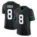 Vanessashop NY.Jets #8 Andre Cisco Player Black Limited Legacy Vapor F.U.S.E. Home Game Stitched Jerseys