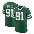 Vanessashop NY.Jets #91 Jowon Briggs Player Green Legacy Home Game Stitched Jerseys