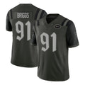 Vanessashop NY.Jets #91 Jowon Briggs Player Green Limited 2025 Rivalries Collection Home Game Stitched Jerseys