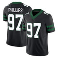 Vanessashop NY.Jets #97 Harrison Phillips Player Black Limited Legacy Vapor F.U.S.E. Home Game Stitched Jerseys