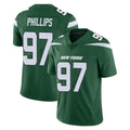 Vanessashop NY.Jets #97 Harrison Phillips Player Green Limited Vapor Home Game Stitched Jerseys