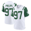 Vanessashop NY.Jets #97 Harrison Phillips Player White Classic Home Game Stitched Jerseys