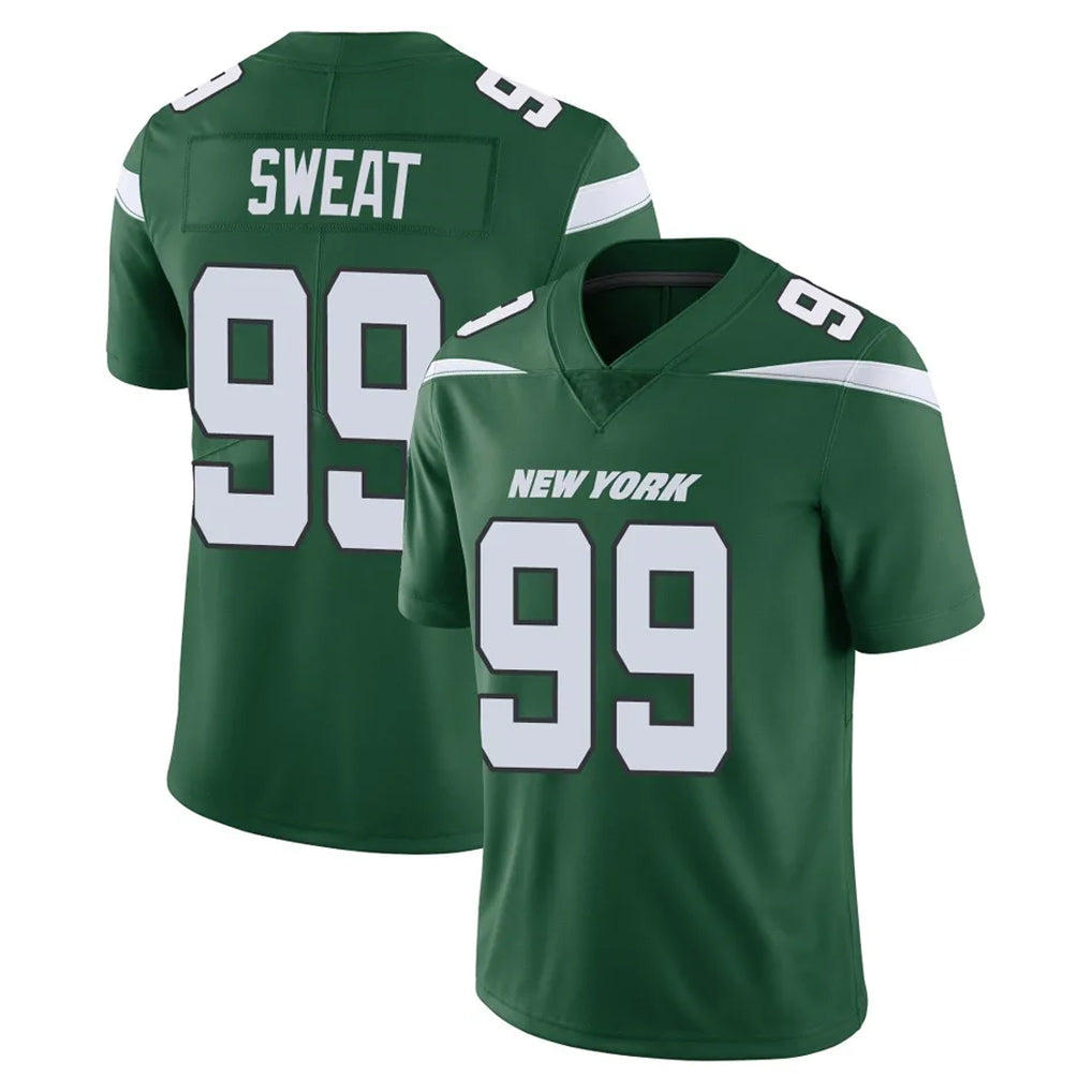Vanessashop NY.Jets #99 T'Vondre Sweat Player Green Limited Vapor Home Game Stitched Jerseys