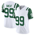 Vanessashop NY.Jets #99 T'Vondre Sweat Player White Limited Classic Vapor F.U.S.E. Home Game Stitched Jerseys