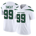 Vanessashop NY.Jets #99 T'Vondre Sweat Player White Limited Vapor F.U.S.E. Home Game Stitched Jerseys
