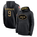 Vanessashop NY.Jets #9 Will McDonald IV Player Black Salute to Service Hoodies Limited Game Stitched Jerseys