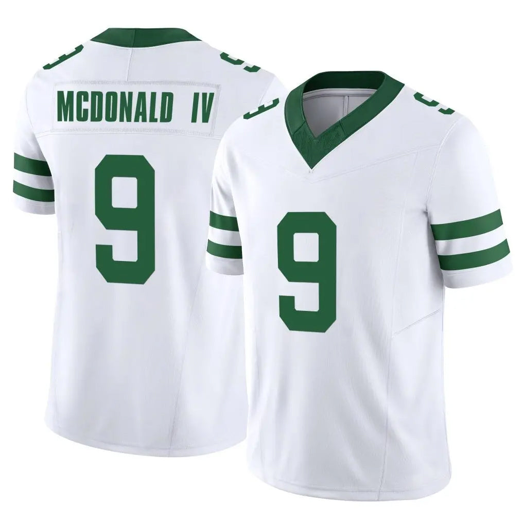 Vanessashop NY.Jets #9 Will McDonald IV Player White Legacy Limited Vapor F.U.S.E. Home Game Stitched Jerseys