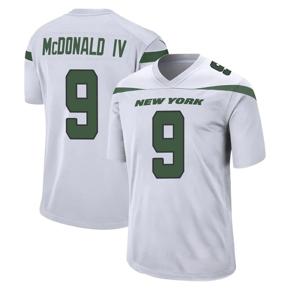 Vanessashop NY.Jets #9 Will McDonald IV Player White Spotlight Home Game Stitched Jerseys