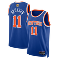 Vanessashop NY.Knicks #11 Jalen Brunson  Blue 2026  Finals Patch Swingman Jerseys - Icon Edition