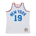 Vanessashop NY.Knicks #19 Nathaniel Clifton Mitchell & Ness White 1950-51 Pioneers Swingman Jerseys