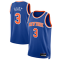 Vanessashop NY.Knicks #3 Josh Hart Blue Swingman Player Jerseys - Icon Edition