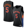 Vanessashop NY.Knicks #5 Jos¨¦ Alvarado Black Swingman Jerseys - Statement Edition