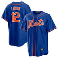 Vanessashop NY.Mets #12 Francisco Lindor Player Royal Home Game Stitched Jerseys