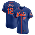 Vanessashop NY.Mets #12 Francisco Lindor Player Royal Limited Elite Home Stitched Jerseys