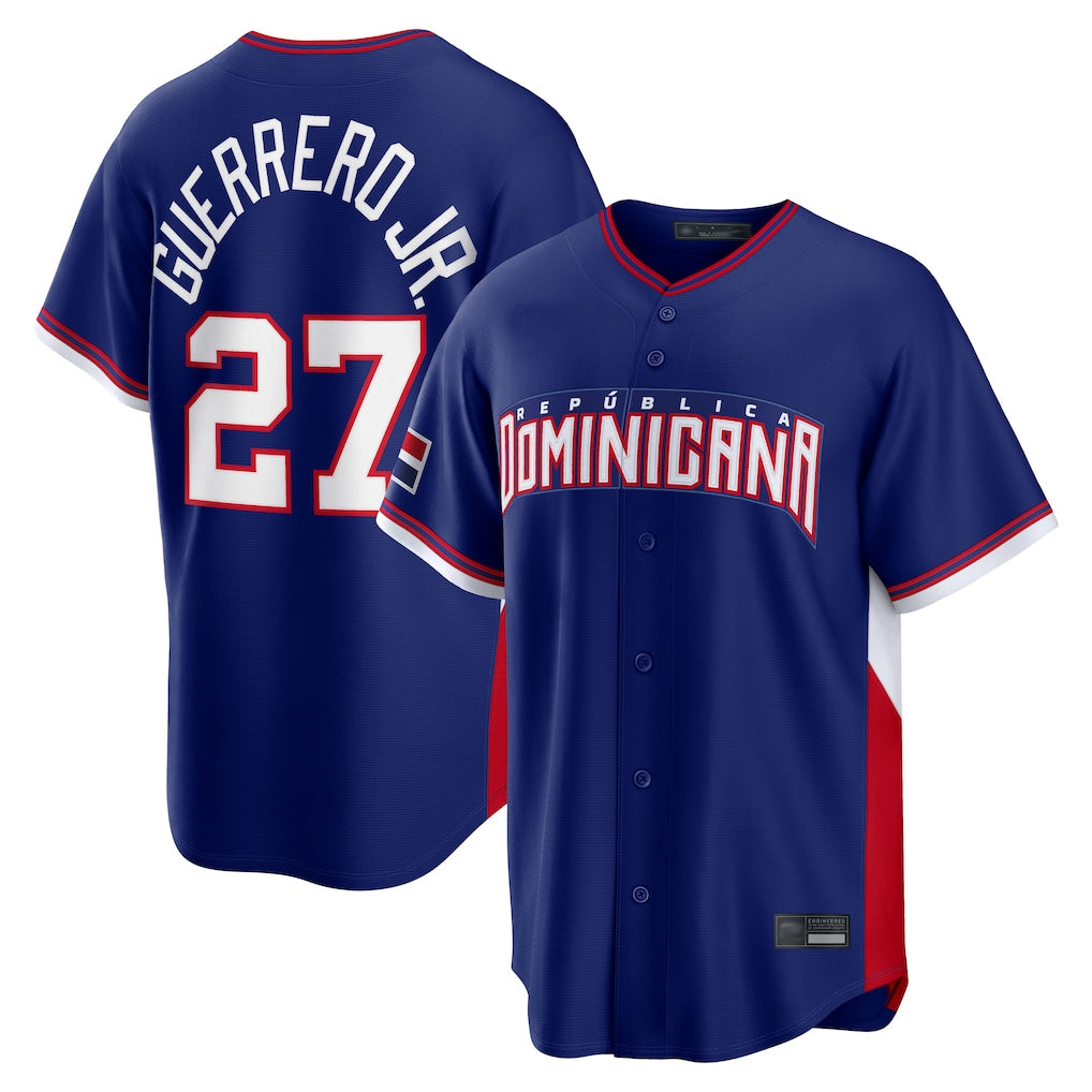 Vanessashop NY.Mets #27 Mark Vientos Player Royal 2026 World Classic Home Limited Stitched Jerseys