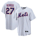 Vanessashop NY.Mets #27 Mark Vientos Player White Home Game Stitched Jerseys