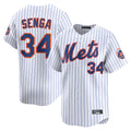 Vanessashop NY.Mets #34 Kodai Senga Player White Home Limited Stitched Jerseys