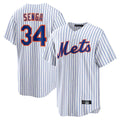 Vanessashop NY.Mets #34 Kodai Senga Player White Home Replica Stitched Jerseys