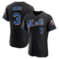 Vanessashop NY.Mets #3 Carson Benge Player Black Replica Home Limited Elite Stitched Jerseys