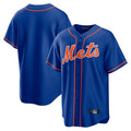 Vanessashop NY.Mets Blank Player Royal Home Game Stitched Jerseys