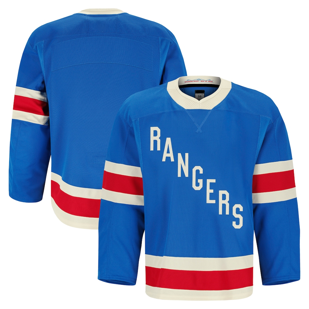 Vanessashop NY.Rangers Blue Centennial Authentic Pro Jerseys
