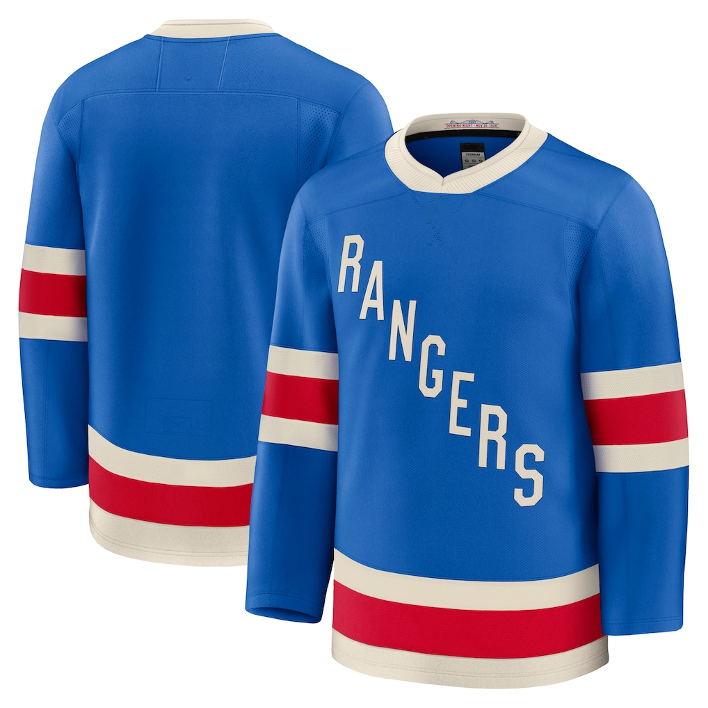 Vanessashop NY.Rangers Blue Centennial Premium Jerseys