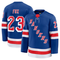 Vanessashop NY.Rangers #23 Adam Fox Blue Home Premium Jerseys