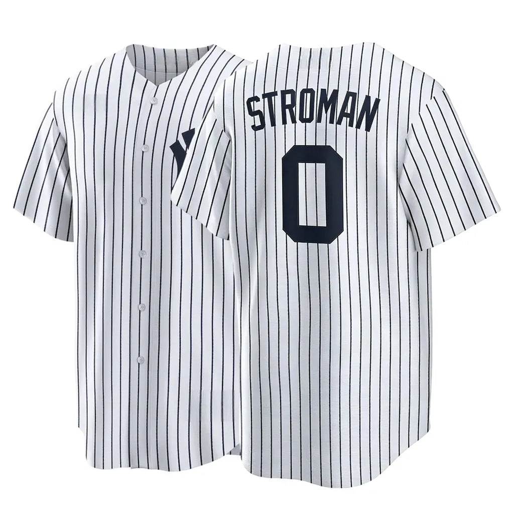 Vanessashop NY.Yankees #0 Marcus Stroman Player White Game Home Stitched Jerseys