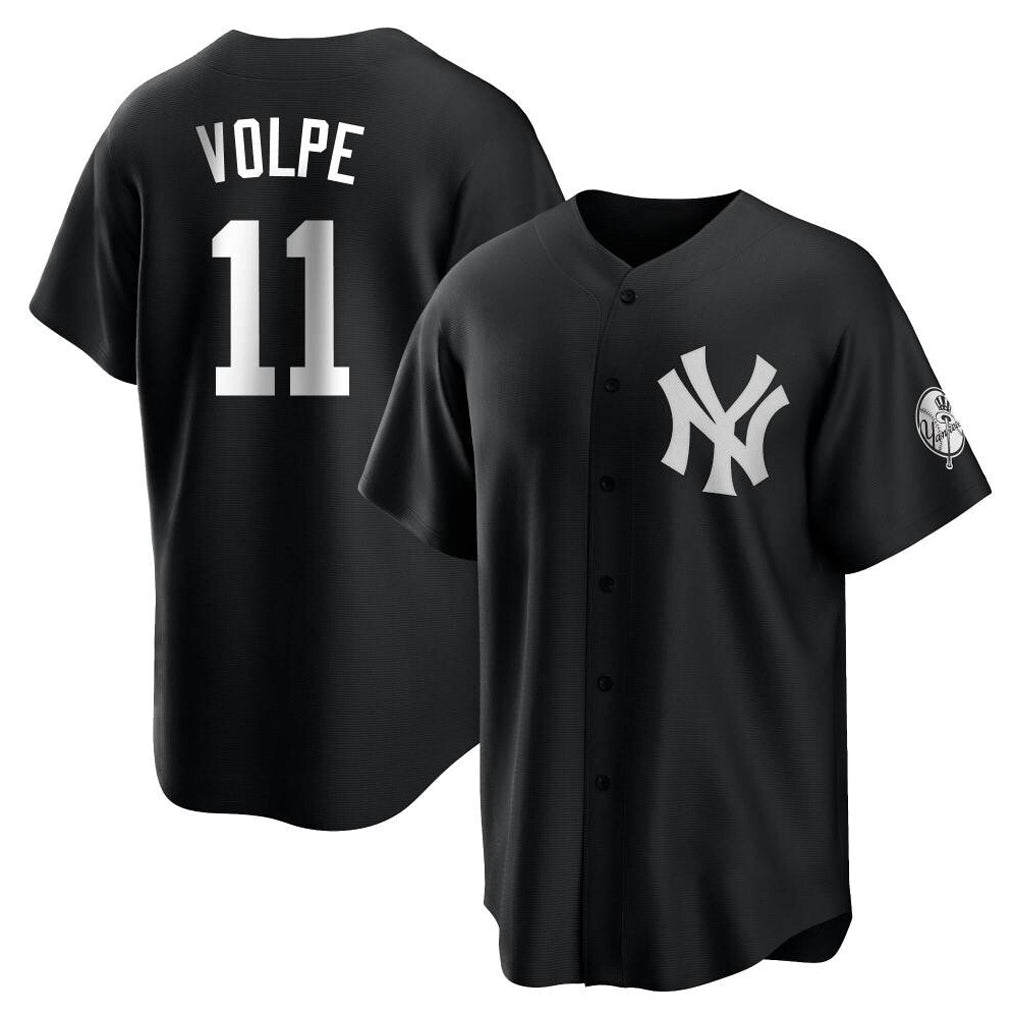 Vanessashop NY.Yankees #11 Anthony Volpe Player Black Game Stitched Jerseys
