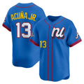 Vanessashop NY.Yankees #13 Jazz Chisholm Jr Player Light Blue All Star Limited Home Stitched Jerseys