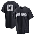 Vanessashop NY.Yankees #13 Jazz Chisholm Jr Player Navy Game Home Stitched Jerseys