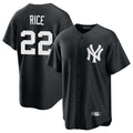 Vanessashop NY.Yankees #22 Ben Rice Player Black Game Home Stitched Jerseys