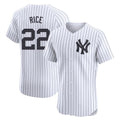 Vanessashop NY.Yankees #22 Ben Rice Player White Limited Elite Home Stitched Jerseys