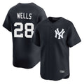 Vanessashop NY.Yankees #28 Austin Wells Player Navy Alternate Limited Home Stitched Jerseys