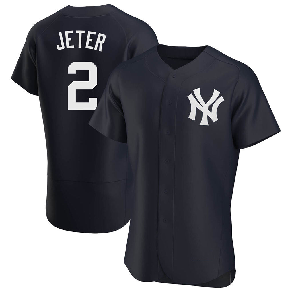 Vanessashop NY.Yankees #2 Derek Jeter Player Navy Limited Elite Home Stitched Jerseys