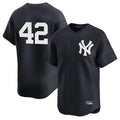 Vanessashop NY.Yankees #42 Mariano Rivera Player Navy Alternate Limited Stitched Jerseys