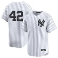 Vanessashop NY.Yankees #42 Mariano Rivera Player White Limited Stitched Jerseys