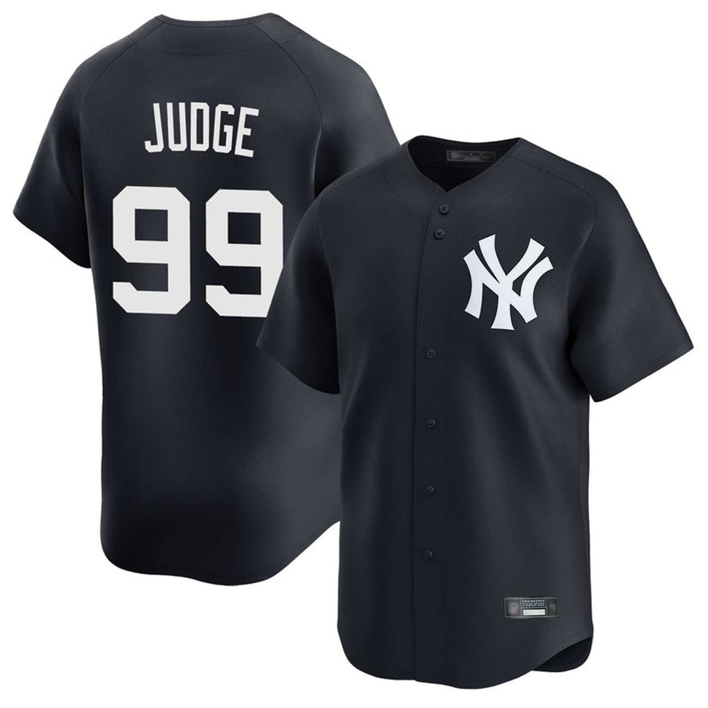 Vanessashop NY.Yankees #99 Aaron Judge Player Navy Limited Game Stitched Jerseys