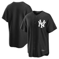 Vanessashop NY.Yankees Blank Player Black Game Stitched Jerseys
