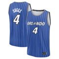 Vanessashop O.Magic #4 Jalen Suggs Blue Fast Break Jerseys - Icon Edition