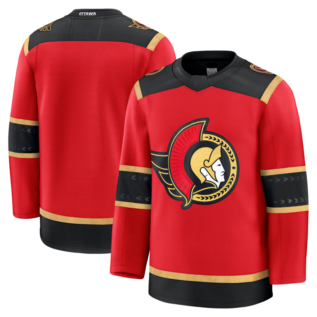 Vanessashop O.Senators Red Alternate Premium Jerseys