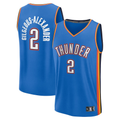 Vanessashop OC.Thunder #2 Shai Gilgeous-Alexander Blue Big & Tall Fast Break Stitched Jerseys- Icon Edition