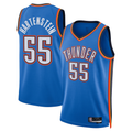 Vanessashop OC.Thunder #55 Isaiah Hartenstein Blue Swingman Player Stitched Jerseys - Icon Edition
