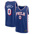 Vanessashop P.76ers #0 Tyrese Maxey  Royal Fast Break Replica Jerseys - Icon Edition